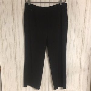 Size 18W Larry Levine Black Career Pants